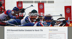 Desktop Screenshot of mammothbiathlon.org